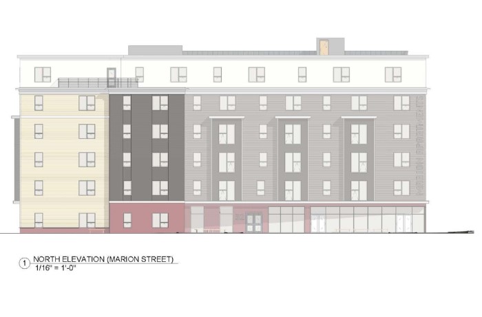Marion Street Apartments West Elevation