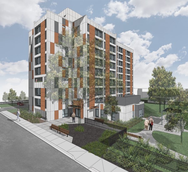 Rendering of the Sussman House Redevelopment Project